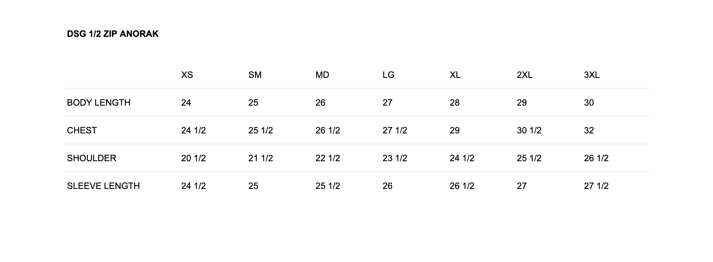 Where can I find size charts?